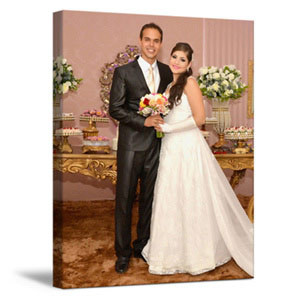 Customized Canvas for Wedding