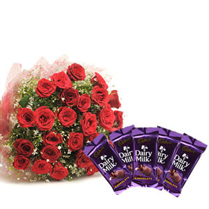 Roses & Chocolates - Diwali Gifts