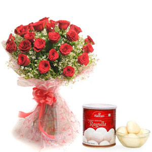 Roses N Rasgulla - Diwali Gifts