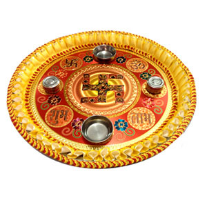 Auspicious & Decorative Puja Thali