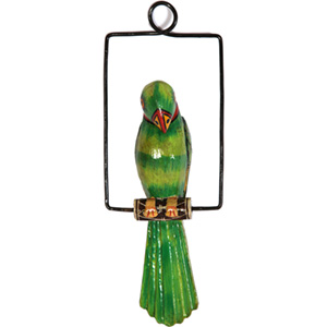 Decorative Metal & Iron Hanging Parrot