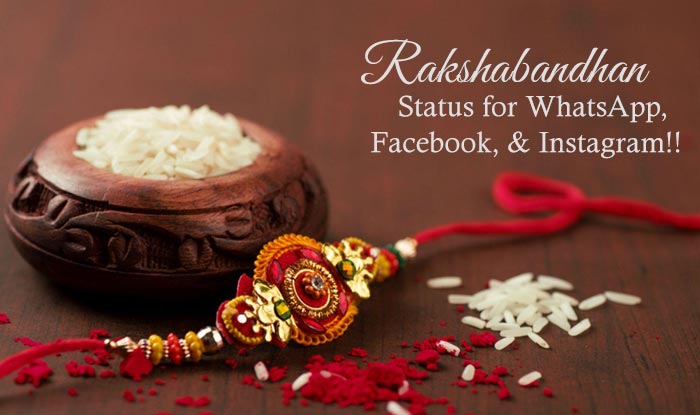 50 Rakshabandhan Status for WhatsApp, Facebook, & Instagram!!