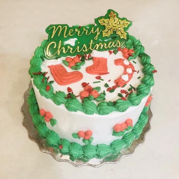 Send Amazing Vanilla Cake for Christmas Online - CHR19-94232 | Giftalove