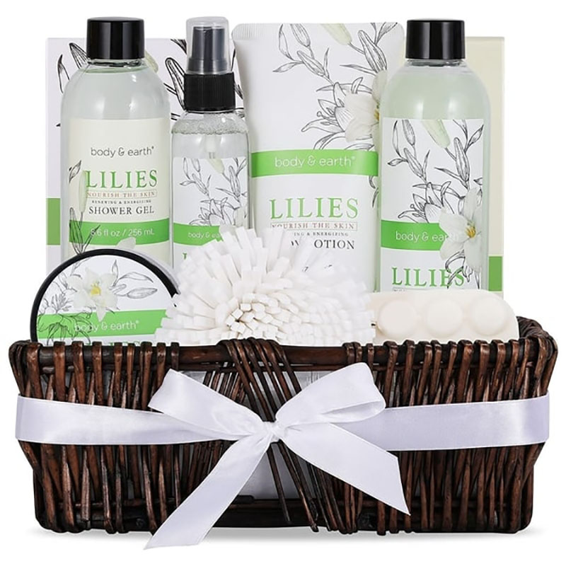 Send Lily Fragrance Gift Basket Online GAL22103108 Giftalove