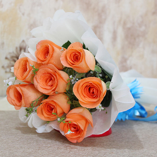 Orange roses | Orange Roses Bouquet Delivery | Send orange roses Online