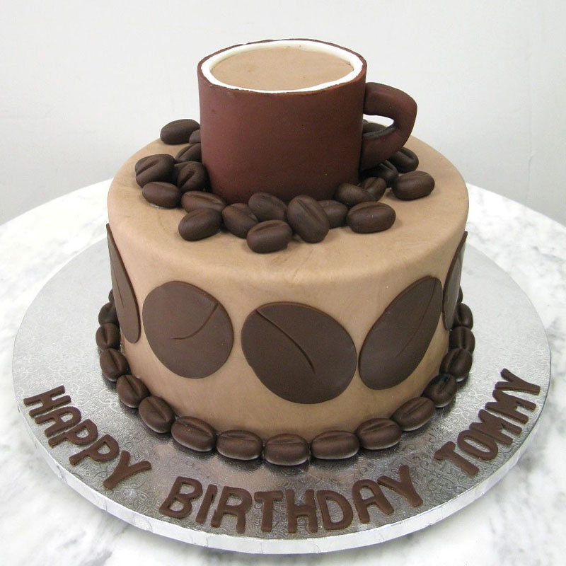 Send Fondant Cup of Coffee Cake Online GAL22109479 Giftalove