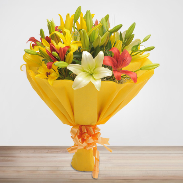 Send Good Luck Lily Bouquet Online GAL2094669 Giftalove