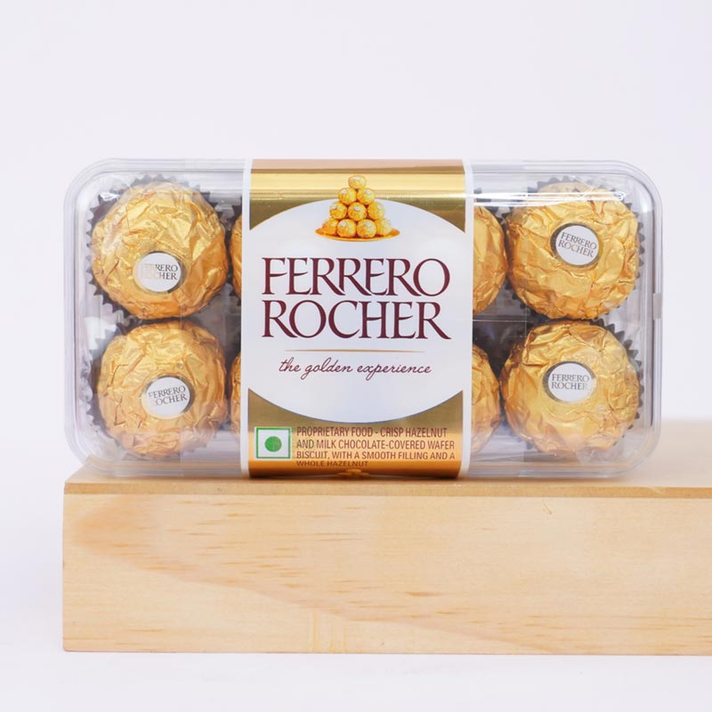 Send Personalised Bottle with Ferrero Rocher Corporate Gift Pack Online ...