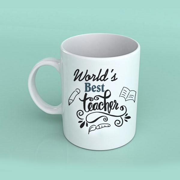 Buy World Best Teacher Mug Online - GAL20-95501 | Giftalove