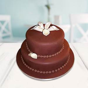 2-Tier Delicious Chocolate Cake