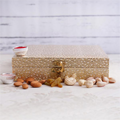 Designer Dryfruit Container for Bhai Dooj