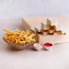 Kaju Katli N Mint Laccha Bhai Dooj Hamper