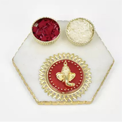 Marble Plate For Tikka
