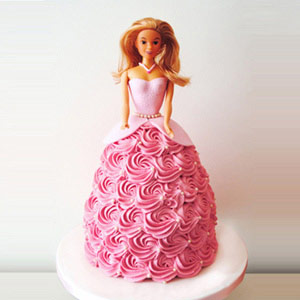 Barbie CakeFondant Cake