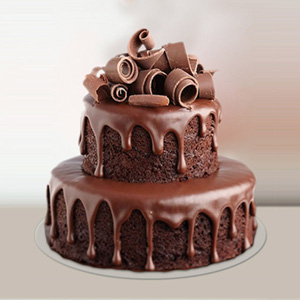 Chocolate tower cake