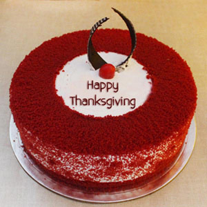 Red Velvet Cake for Thanksgiving 