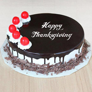 500gm Black Forest Thanksgiving Cake