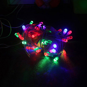 Multicolored LED lights