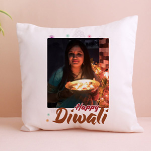 Lovely Personalized Diwali cushion