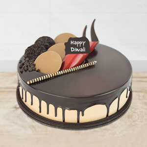 Happy Diwali Chocolate Cake 