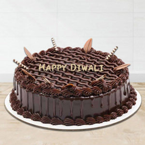 Delicious Chocolate Cake for Diwali 