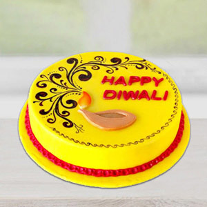 Fresh Happy Diwali Cake 