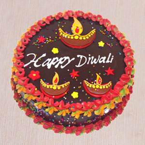 Sparkling Diwali Truffle Cake