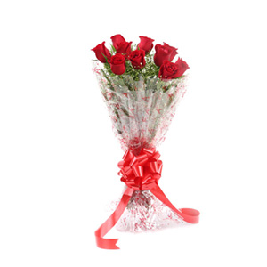 Nice Red Roses Bunch