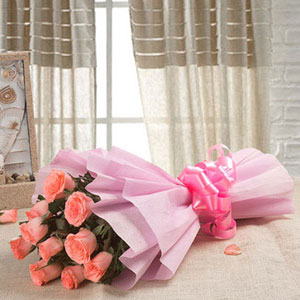 Delightful Light Pink Rose Bouquet