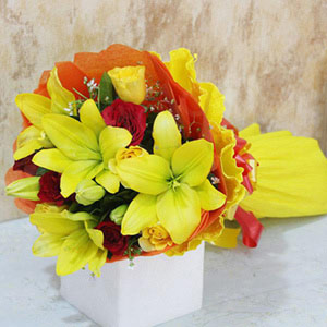 Bright Flower Bouquet for Dad