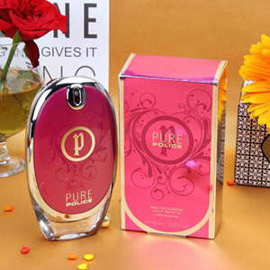 Police Pure Perfume Gift For Her with Complimentary Love Card