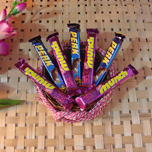 Chocolate Bars Basket
