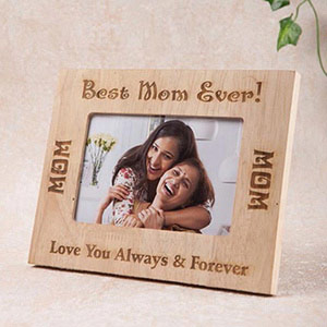 Personalized Best Mom Photo Frame