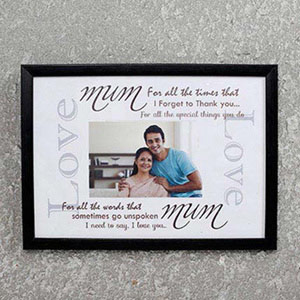 Personalized Photo Frame for Mom