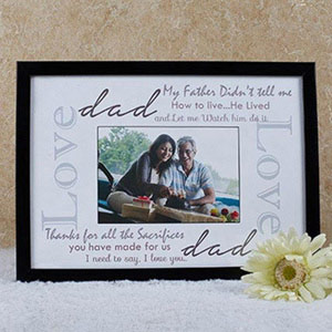 Personalized Frame For Dad