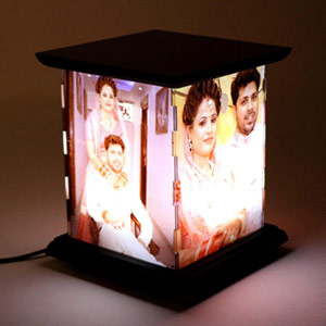 Wooden Personalized LED Lamp