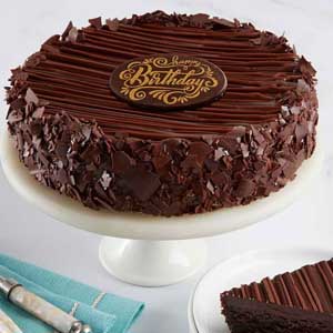 Rich Chocolate Brownie Cake