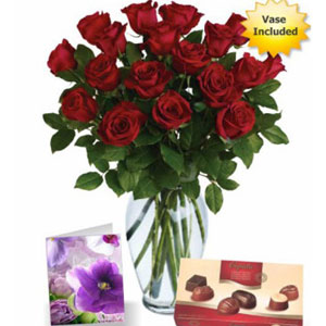 Red Roses N Chocolates Combo
