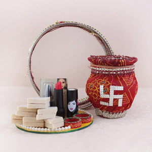 Festive Karwa Chauth Thali Set