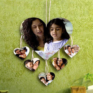 Heartshaped Personalized Wall Hanging