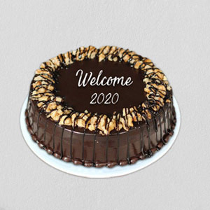 Chocolaty New Year Cake 2020 