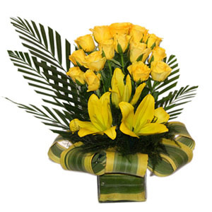 Yellow Flowers Designer Arrangement