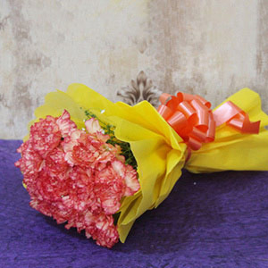 Orange Carnation Bouquet