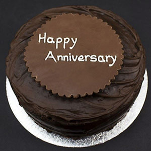 Anniversary Chocolate Fudge Cake