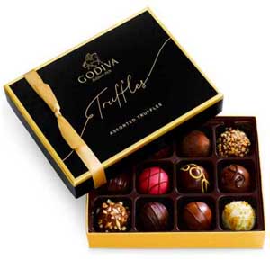 Godiva&#39;s 12 Ganache Filled Truffle Box