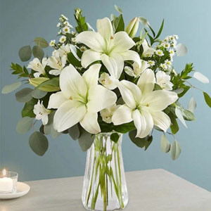 Elegant Flowers with Vase