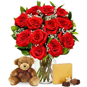 Red Roses Gift Combo