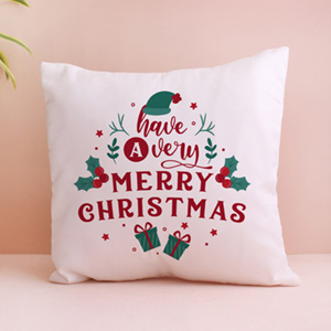 Merry Christmas Wishes Cushion