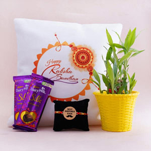 Best Brother Rakhi with Cushion Combo