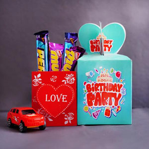 Birthday Box N Love Box with Chocolates